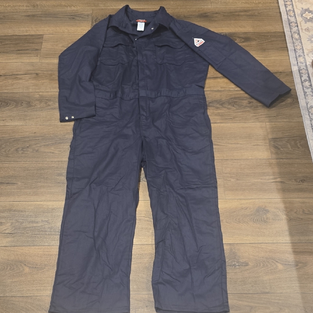 Navy Blue FR COVERALLS
